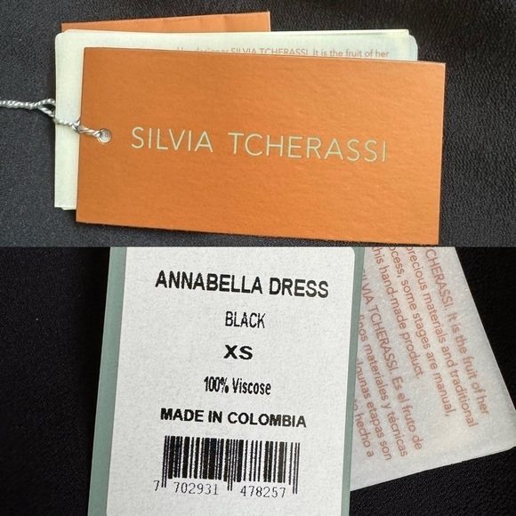 NWT Silvia Tcherassi Annabella Guipure Lace Dress in Black - Picture 12 of 16